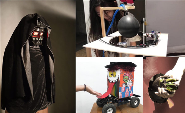 一年级Design Process课程中的硬件交互工作坊作品.jpg